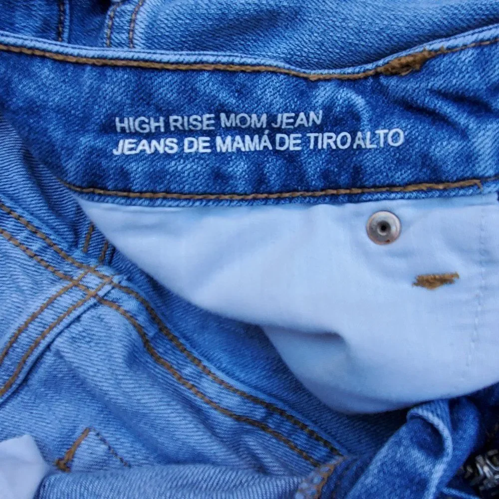 Wild Fable high rise mom jeans cropped 25" inseam - Picture 6 of 7